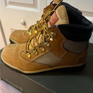 Timberland Brown and Black Hiking Boots